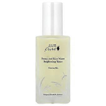 100 % PURE, aufhellender Toner mit fermentiertem Reiswasser, 100 ml (3,3 fl oz)