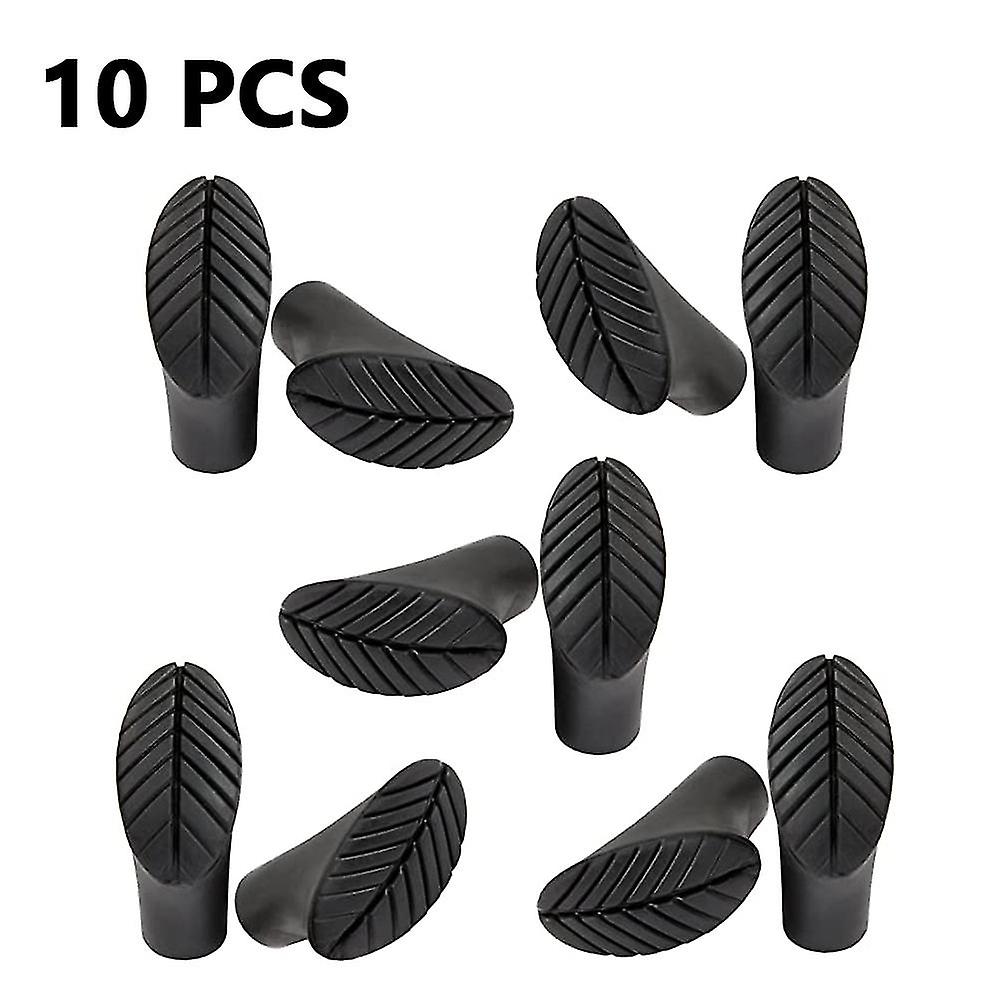 10 Adet Trekking Direkleri Trekking Baston Aksesuarları Bastonlar Dağcılık Kauçuk Botlar Koyun Ayakkabısı Ayak Örtüleri