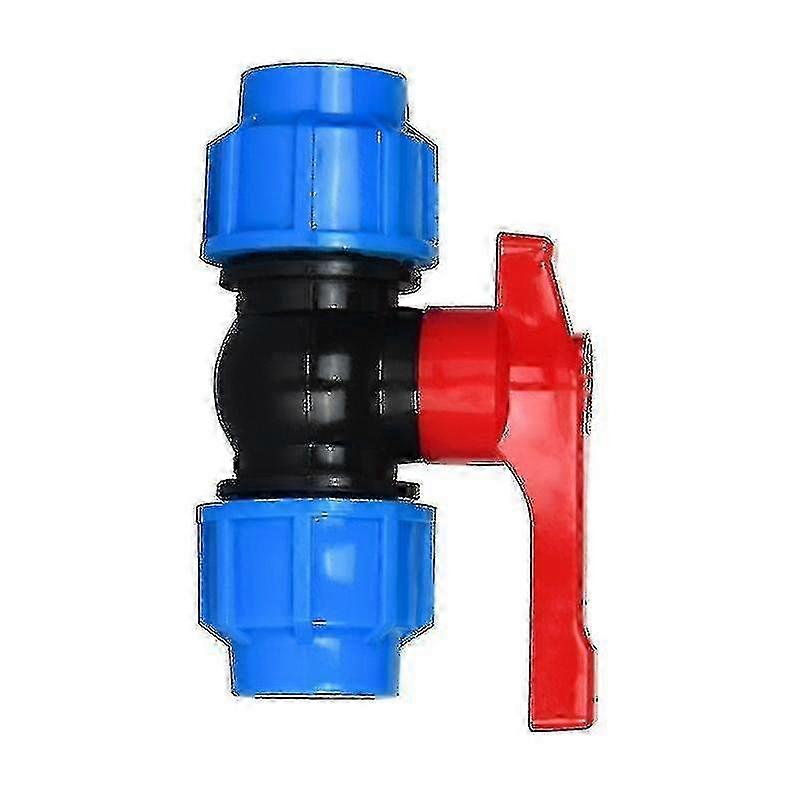 Plastic ball valve for 32mm compression hose
