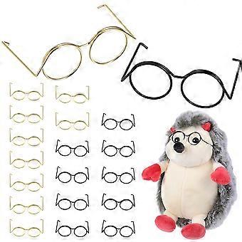 20 sztuk Okulary dla lalek Mini okulary Metalowe małe okulary Rekwizyty Dress Up Okulary Kostium Okulary