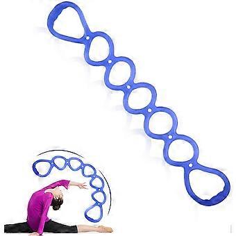 7 Ring Stretch Resistance Exercise Band, Workout Bands Yoga StretchingFoot, Leg and Arm Exerciser for Home or Fitness Center Workout Walking Exercise
