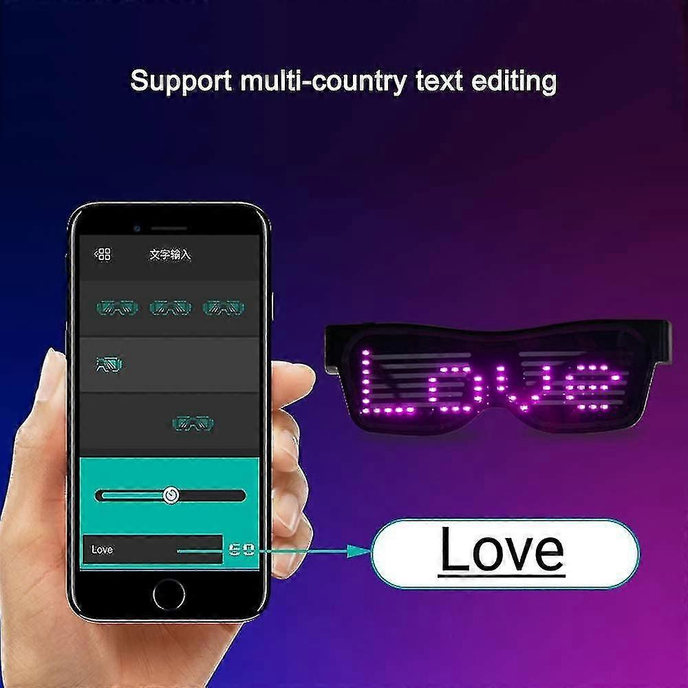 Led Party Bluetooth Neon Lunettes