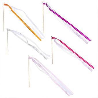 Fairy Stick Wedding Decoration Ribbon for Party Use 10Pcs Children Wand