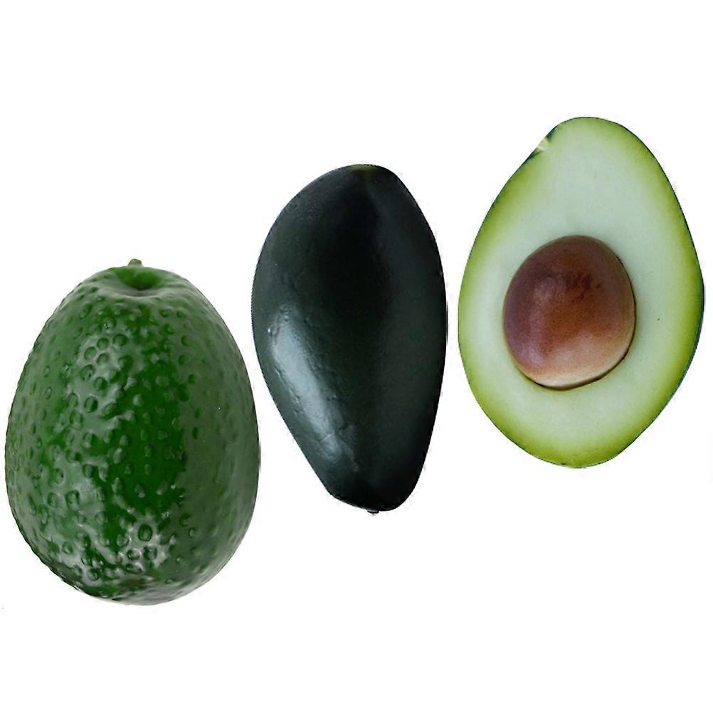 Creative Avocados Toy for Playing 3Pcs Artificial Simulation Fruit Models
