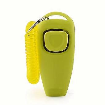 2-in-1 Dog Training Clicker and Whistle, Portable Obedience Training Tool with Audible Click Sound for Puppy Behavior and Positive Reinforcement