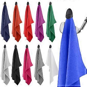Magnetic Golf Towel Golf Ball Cleaning Cloth Block Waffle Pattern Cloth Golf Accessories Hold to Golf Bags Carts Clubs