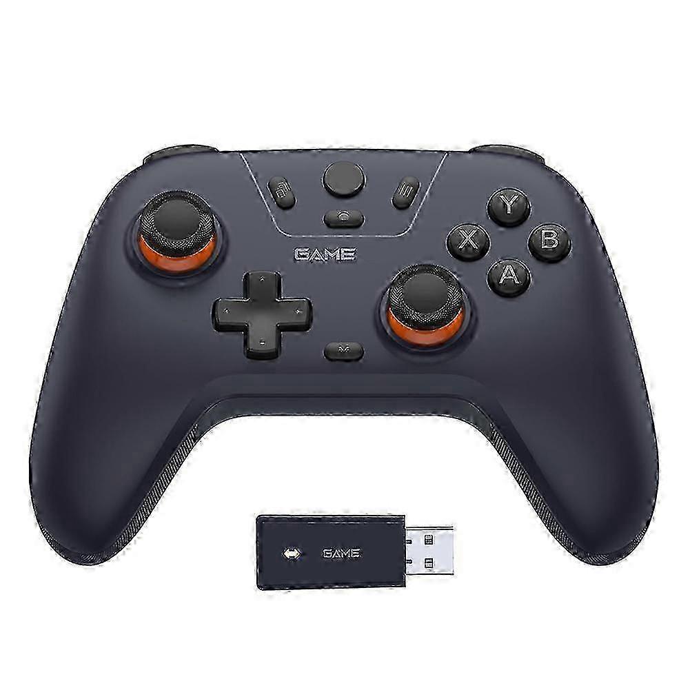 T4 Nova Lite Wireless Controller Gamepad with Hall Effect Sensor compatible Nintendo Switch IOS Android PC W/ Receiver White