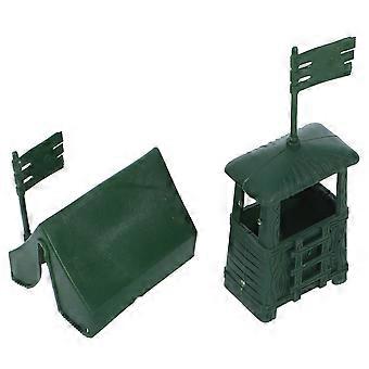 Military Toy Post Tent for Decoration 10Set Detailed Model Set