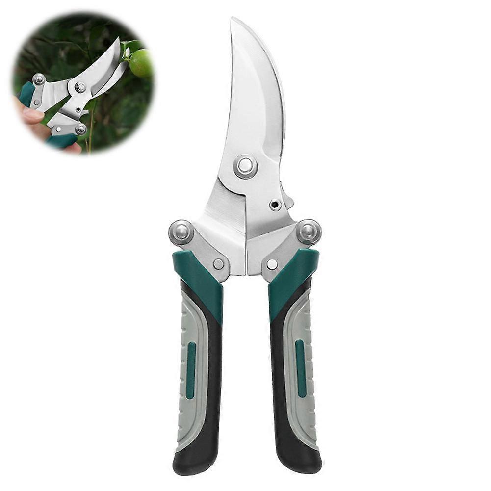 Foldable Pruning Shears - Stainless Steel Bypass Garden Scissors
