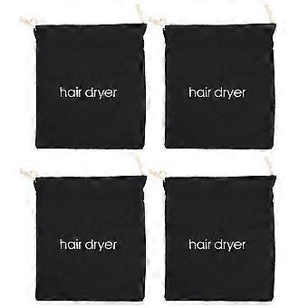 4Pcs Travel Hair Dryer Drawstring Bags Hair Dryer Storage Pouches Universal Hair Dryer Carriers