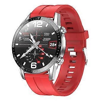 Smartwatch, kompatibel mit Unisex, wasserdicht, Sport- und Fitness-Aktivitätstracker, kompatibel mit Android und iOS – rot