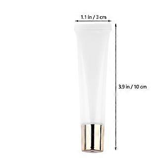 Lip Balms Tube Plastic Clear Lip Gloss Bottle for DIY Use 150Pcs