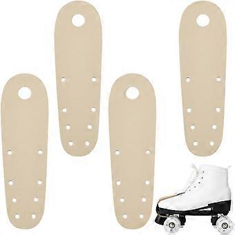 Roller Skate Toe Guards Durable Faux Suede Flat Toe with 6 Small Holes for Roller Skates Replacement Accessories