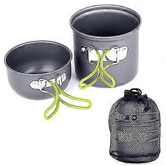 Camping Cookware Kit, Outdoor Camping Cooking Set Water Pot Pan Kettle