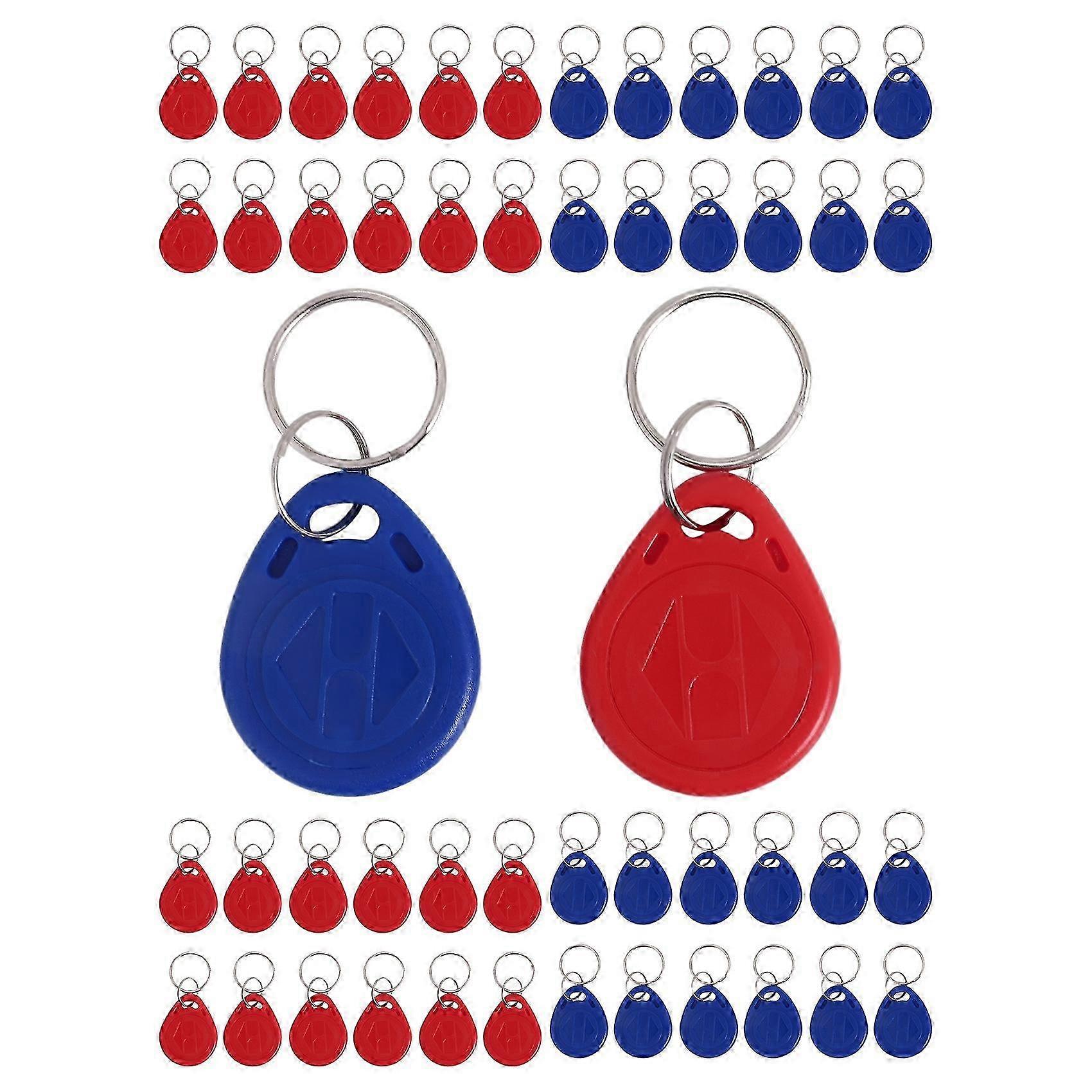 50Pcs ID Card RFID Keyfob Access Control Key compatible with Door Entry Access