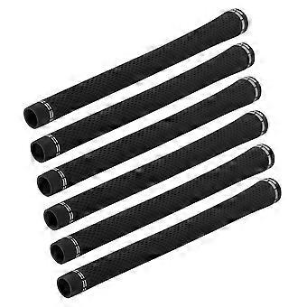 Lot de 6 grips de golf standard antidérapants pour fers, bois et putters, pour hommes et femmes.