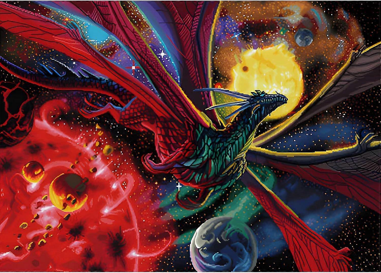 5D timanttimaalaus 30x40cm Dragon J
