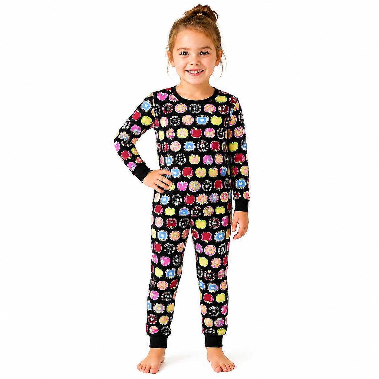 Unisex Fruit Print Pyjamas Set