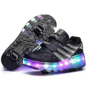 Roller sneakers for boys and girls with flashing wheels