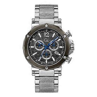 Gc Gents Spirit Chrono zilverkleurig roestvrijstalen 44mm dresshorloge Y53006G5MF