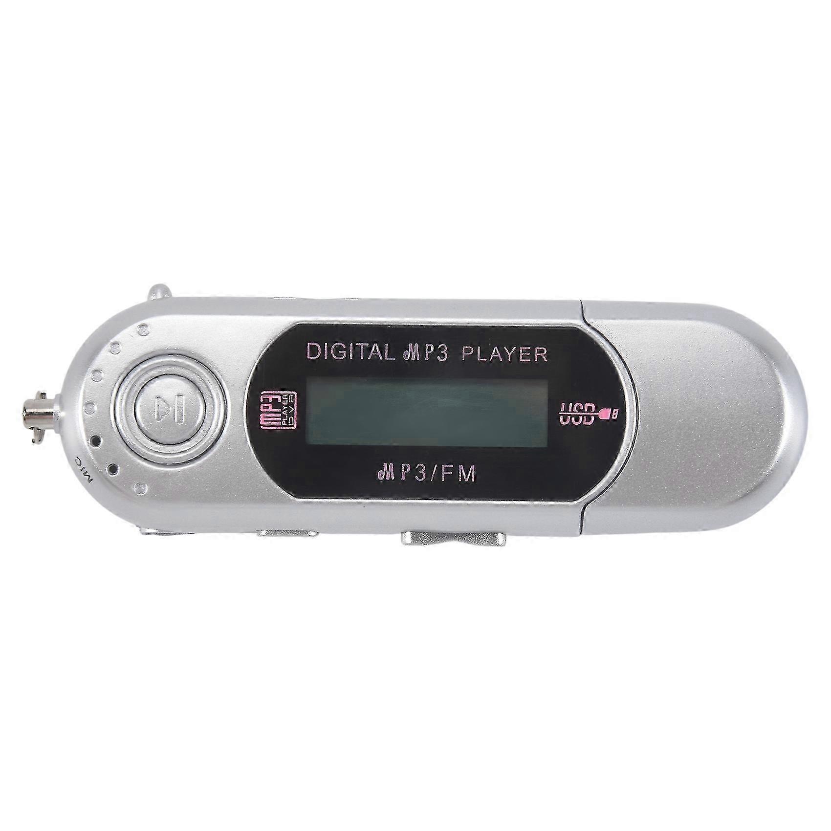 Mini MP3 Player, USB 2.0, LCD Display, Multilingual, Automatic Shutdown, 3.5mm Audio Jack