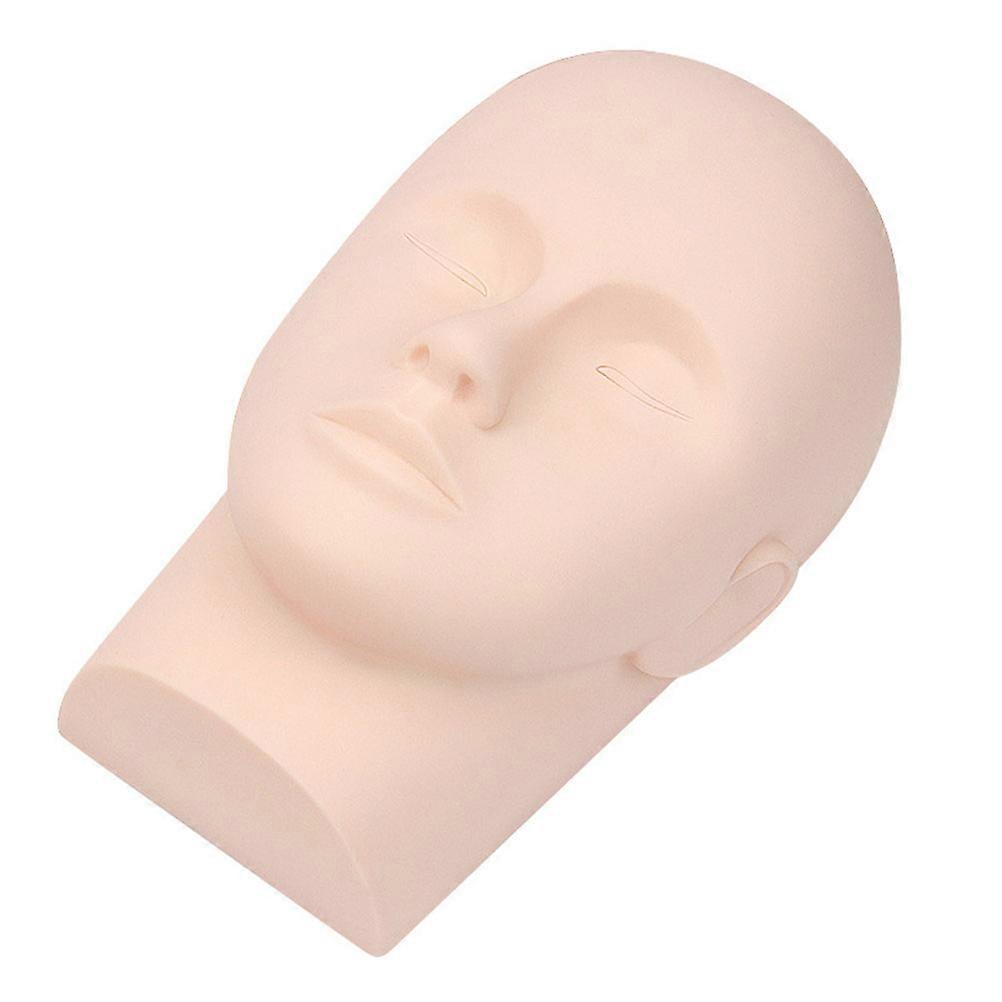 Makeup Practice Silicone Eyelash Extension Head for Training Tool