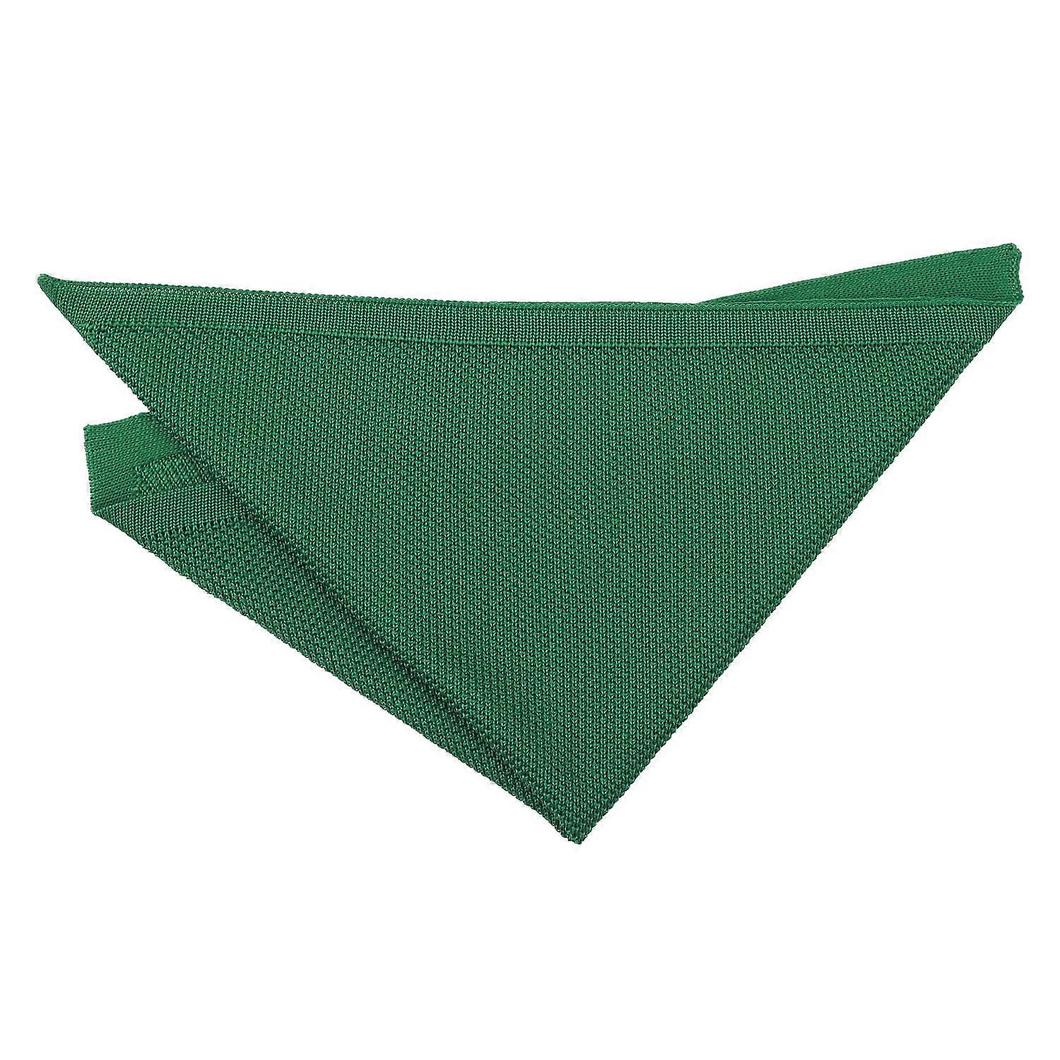 Emerald Green Knitted Pocket Square