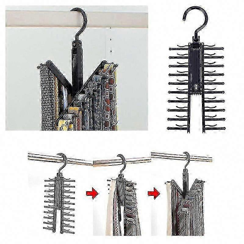 2-Pack Dual-Side Closet Hanger