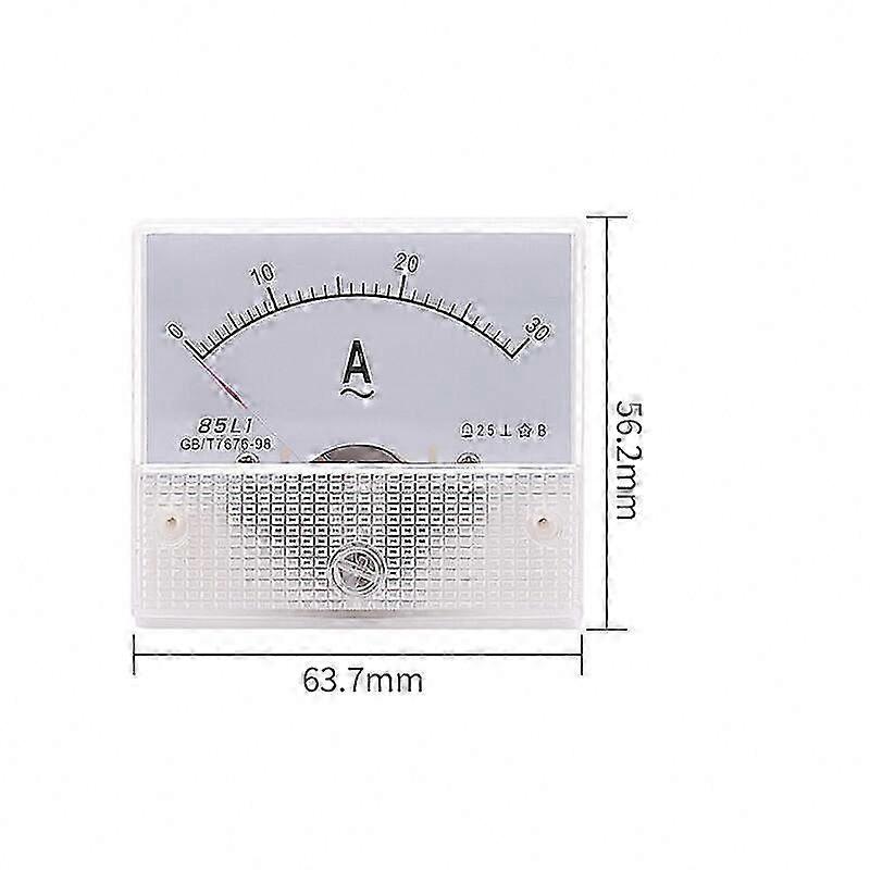 30A AC Analog Ammeter with Pointer 85L1-A Model