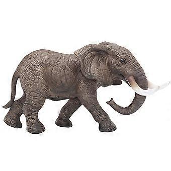 Realistic 7 Inch Elephant Toy for Kids, Durable Elephant Action Figure for Play, Display and Decor