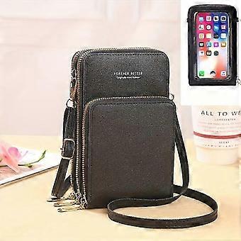 Womens Smartphone Wallet Bag Large Crossbody Purse Card Slots Phone Pocket