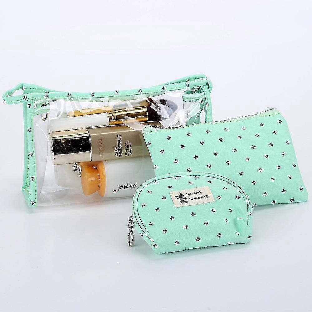 Clear PVC Travel Organiser Bag Set