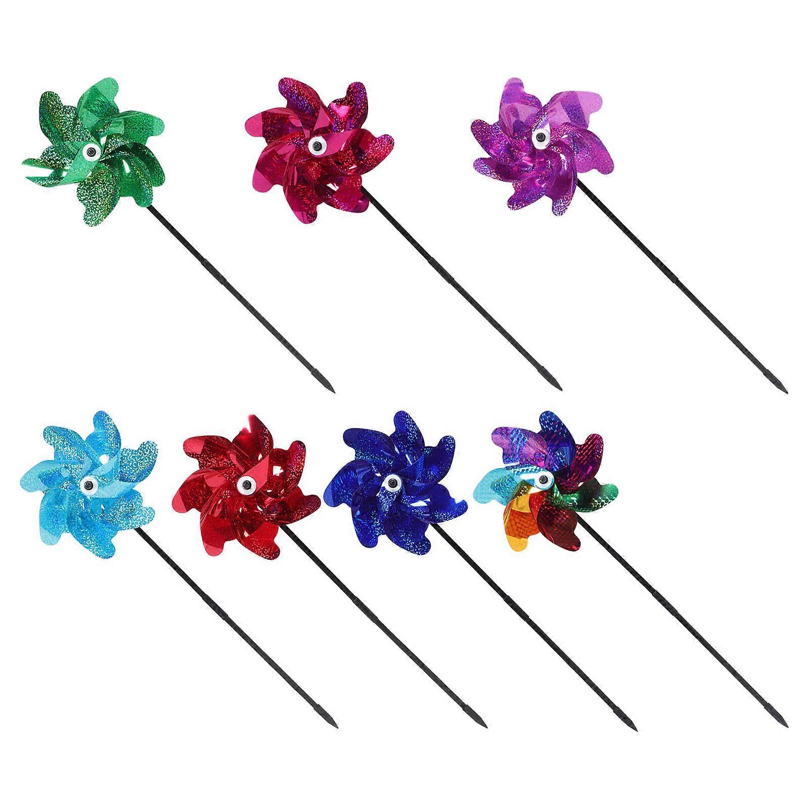 Decorative Windmill Bird Garden Tool with 7Pcs Set