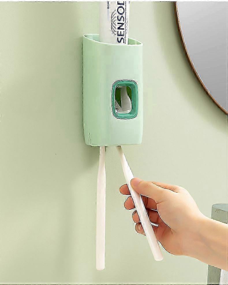 Blue Automatic Toothpaste Dispenser Bathroom Accessories
