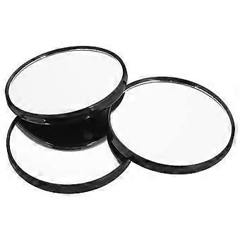 5X Magnification Black Makeup Mirror for Travel Purposes 3Pcs Set