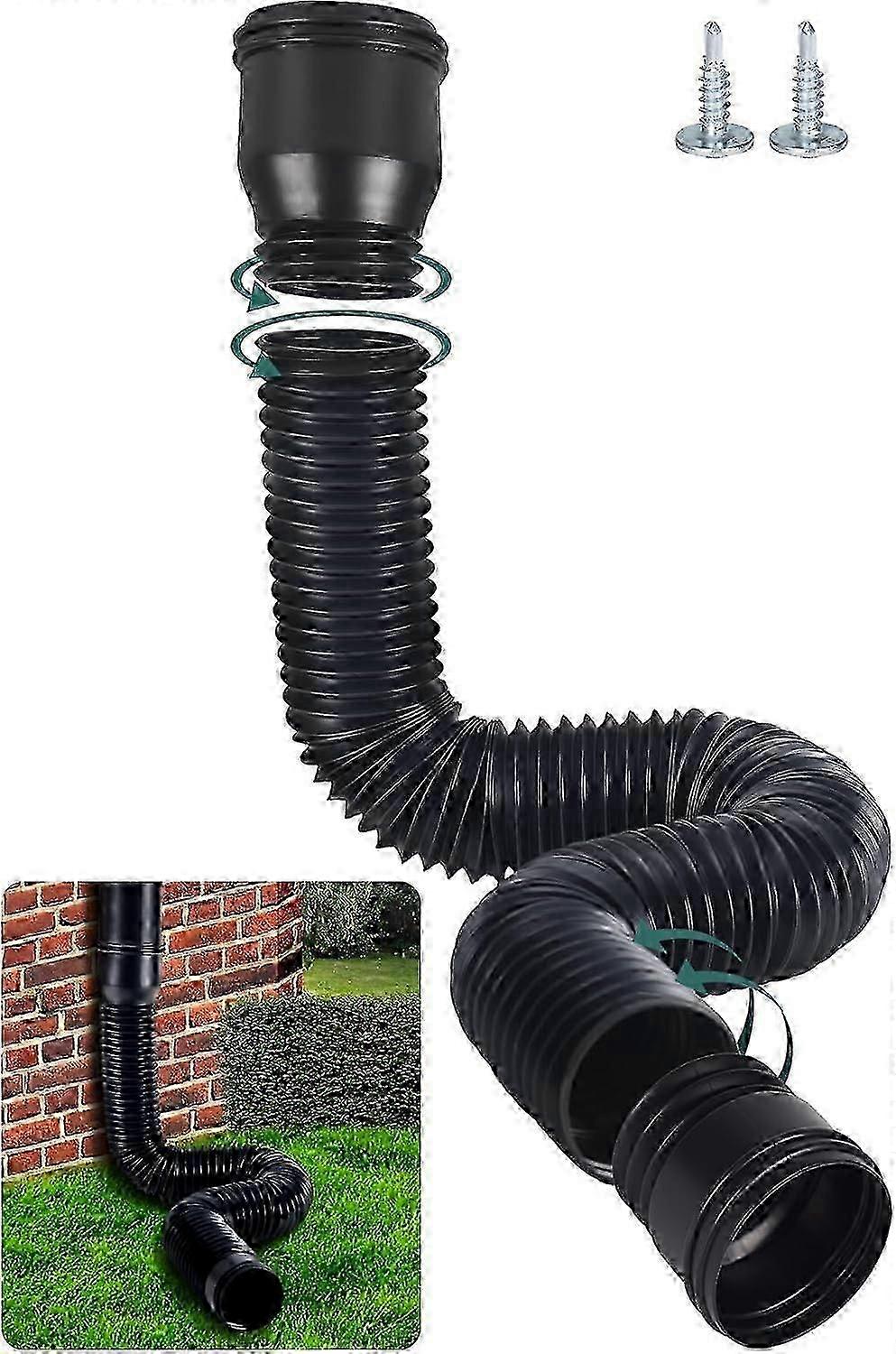 PE Flexible Gutter Drain Extension Hose