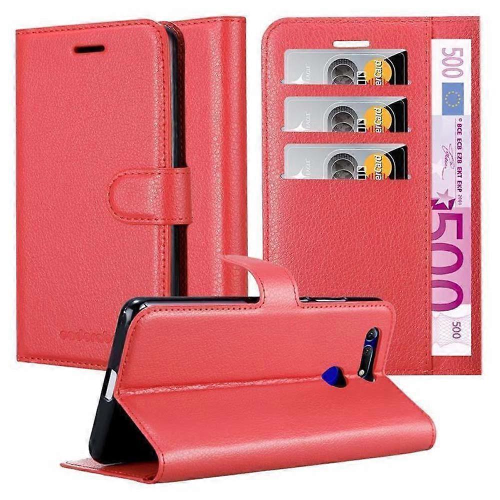 Case compatible with Honor View 20 - Protective case with card slots and stand function
