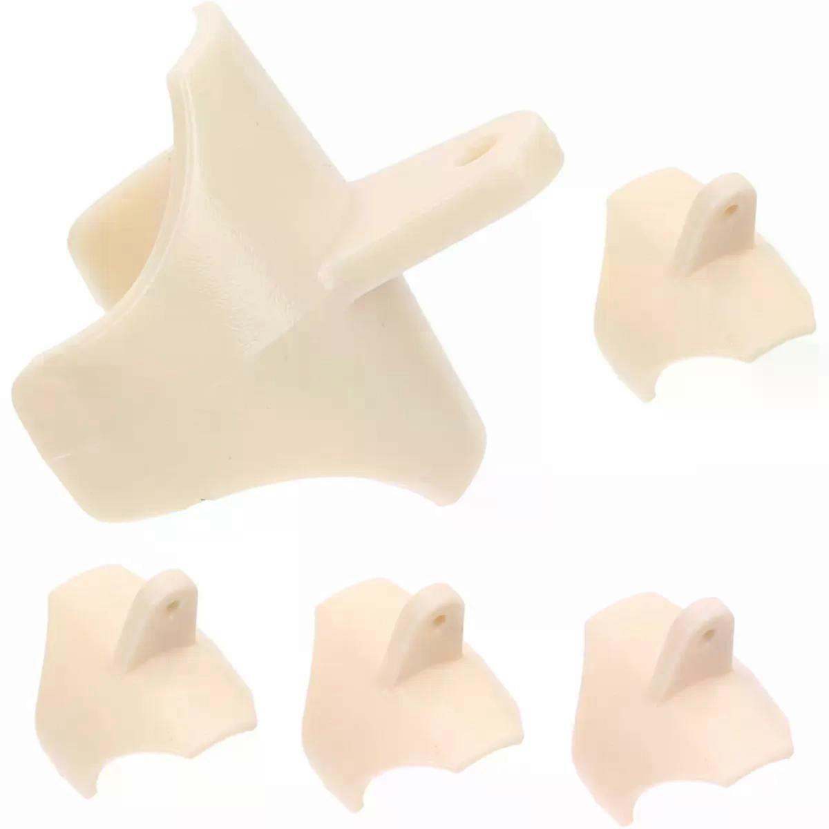 Thumb Rest Mat 5pcs ABS Khaki Finger