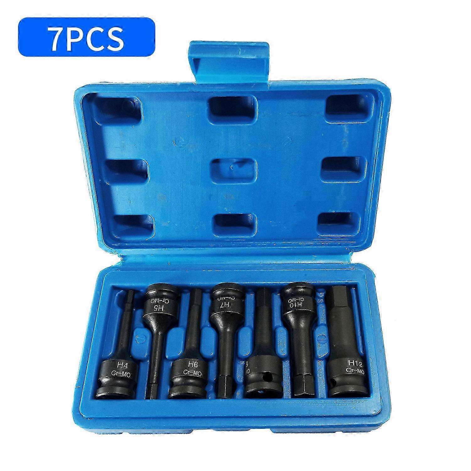 6-Point Cr-Mo Impact Socket Set