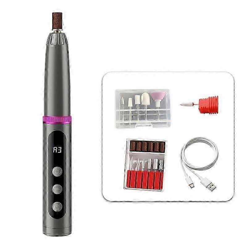 Digital Display Nail Drill Pen 3-Speed