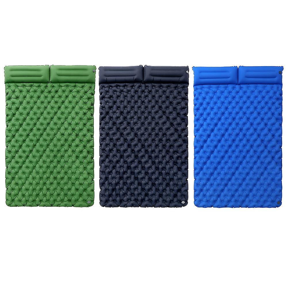Waterproof Inflatable Double Mattress - Outdoor Camping Air Cushion, Folding Bed With Storage Bag, Ultralight Travel Mat