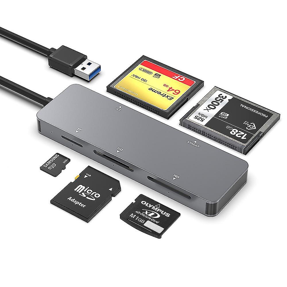 New All-in-one Card Reader Cf/sd/xd/cfast/tf Card Reader