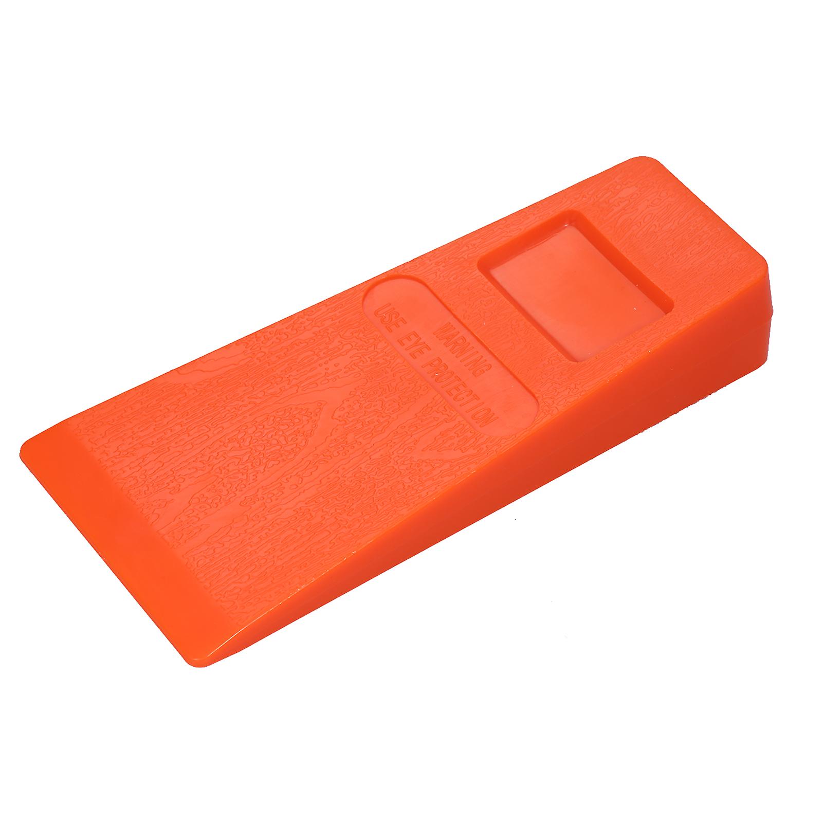 14cm Orange Plastic Felling Wedge Felled Chock Tree Cutting Wedge Spiked Wedge Woodcutting Tool Workmanship Tool