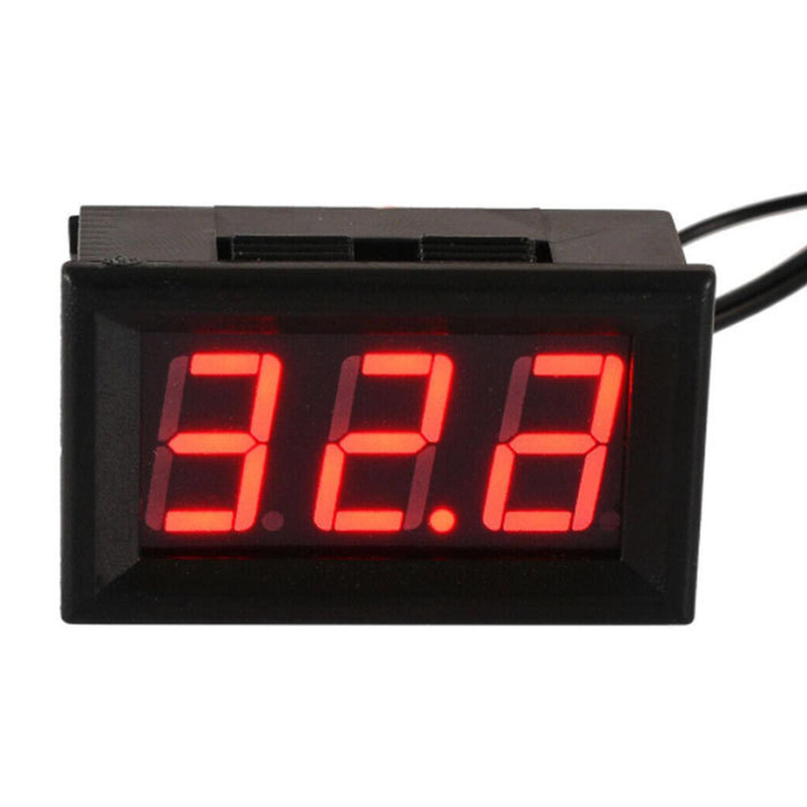 Digital Temperature Meter Temperature Sensor LED Display Measure Range -50~110