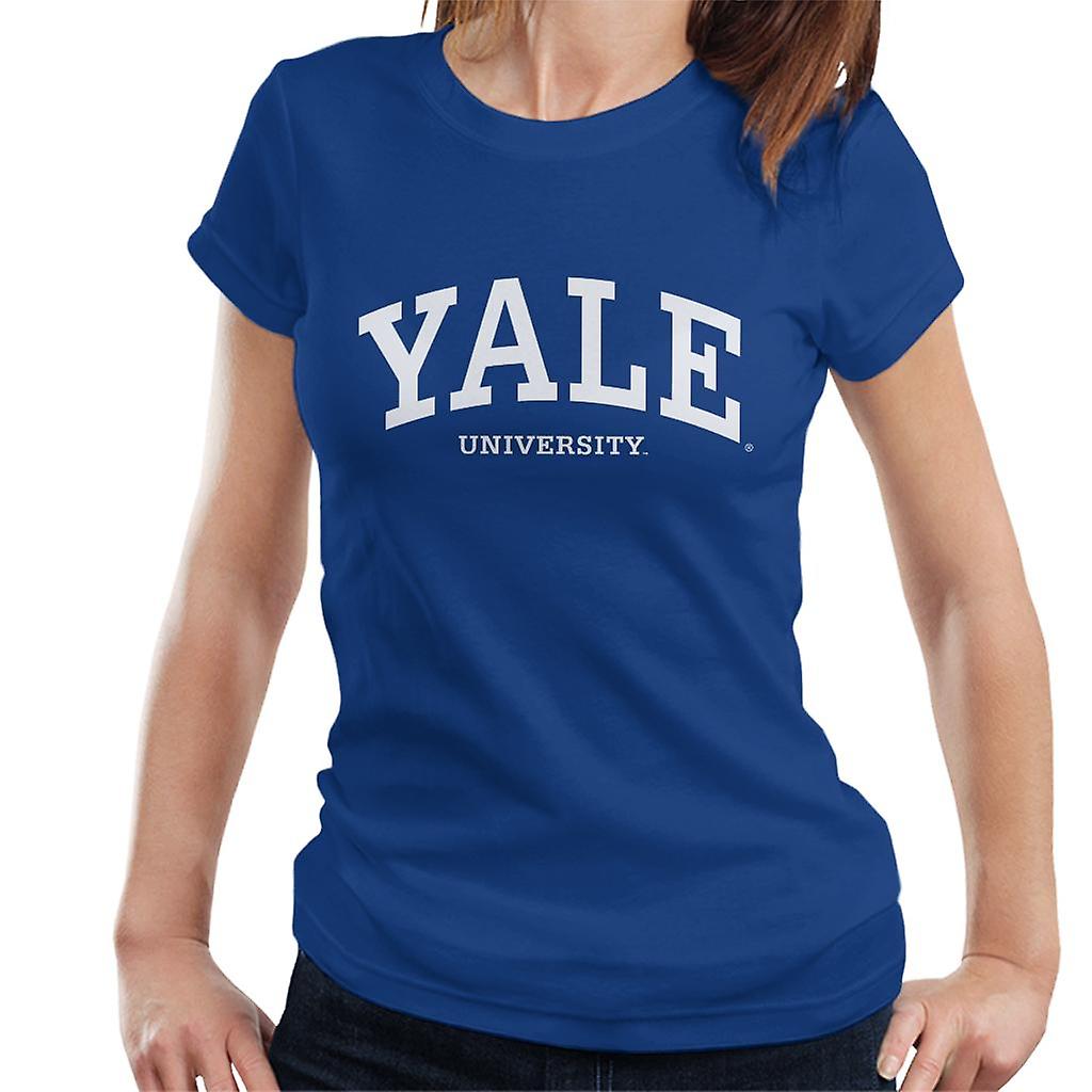 Yale University White Logo Women's T-Shirt