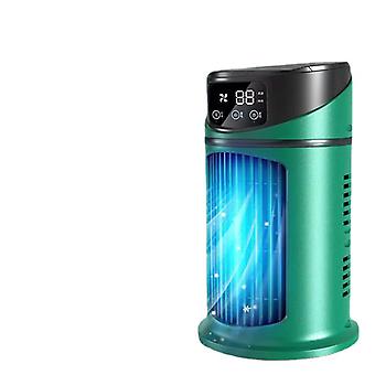 Household Dormitory Office Desktop Humidifying Electric Fan Usb Multi Functional Portable Air Conditioning Fan(green)