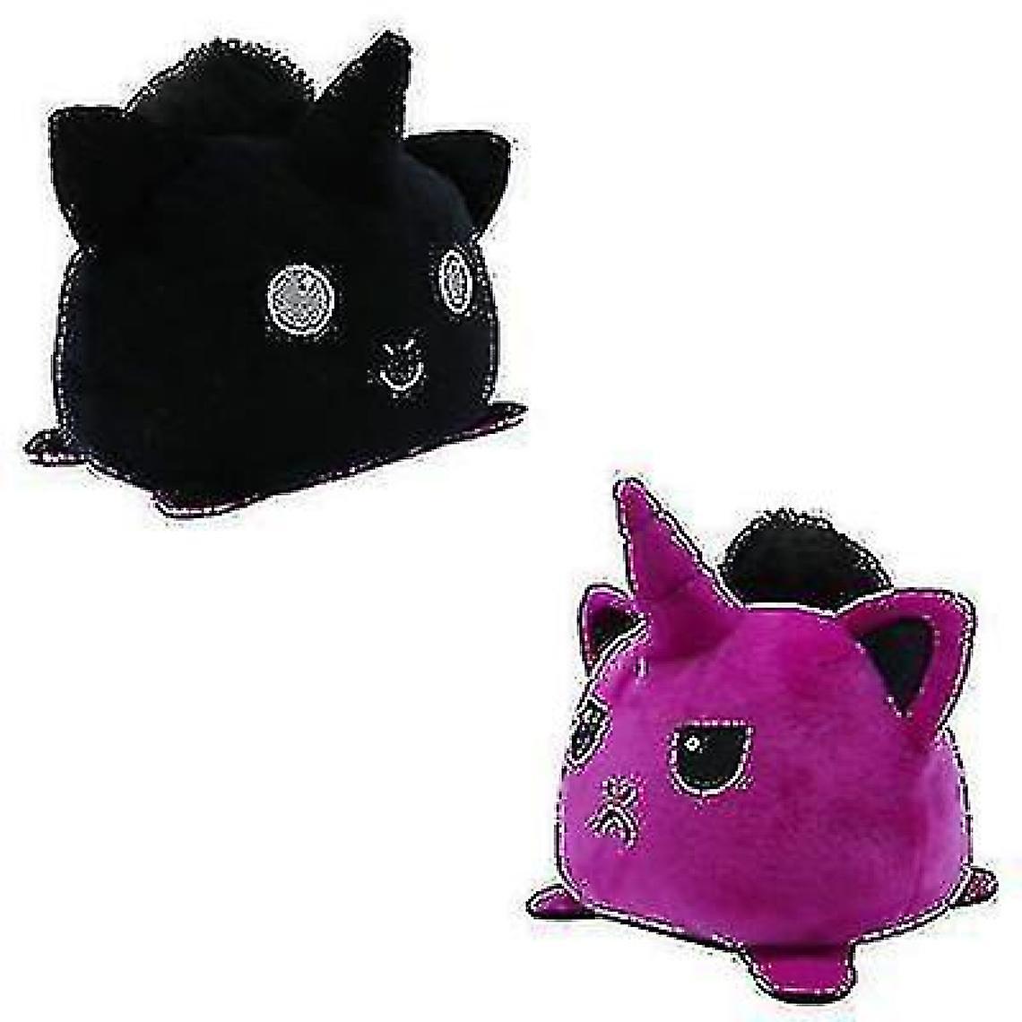 Mood Doll Reversible Double-sided Flip Animal Unicorn Plush + Purple