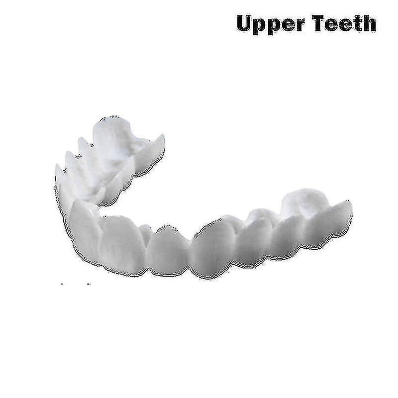 Yeni Snap On Smile Diş Sahte Diş Kapağı Gülüş Kaplamaları Konfor Fit Flex Protez Dişler - Niubi