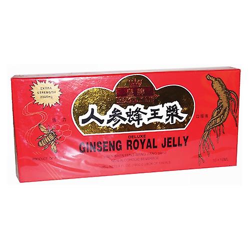 منتجات الجينسنغ الجينسنغ وغذاء ملكات النحل، 10 قوارير (حزمة من 1)