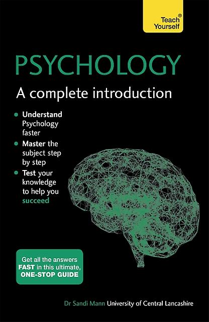 Psychology A Complete Introduction by Sandi Mann Paperback Book